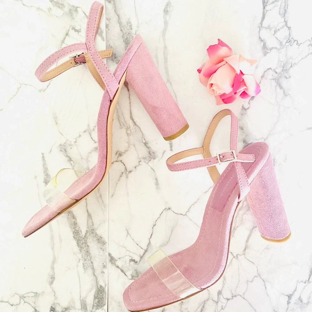 💕Pretty Purple PVC Heels SZ 8.5 - Picture 7 of 13